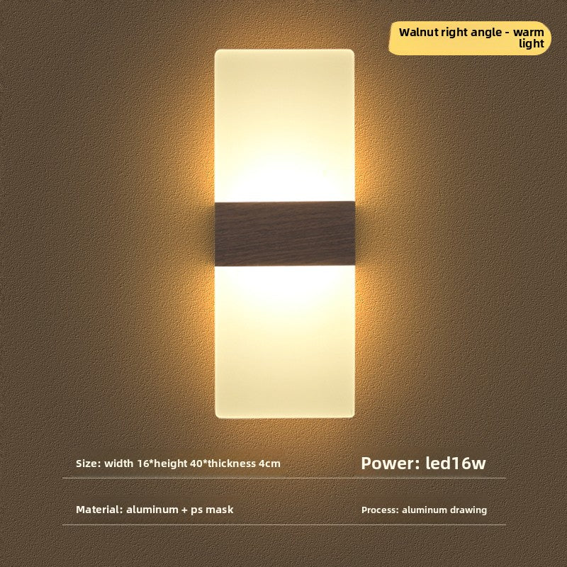 Modern LED Wall Lamp — Bedroom & Living Room Lighting